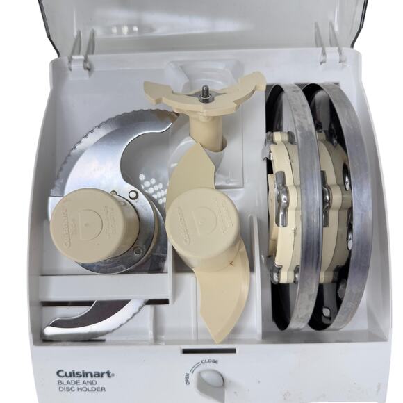 Cuisinart BDH-2 Food Processor‎ Case Safety Disc Blade Storage Holder - White - Picture 2 of 14